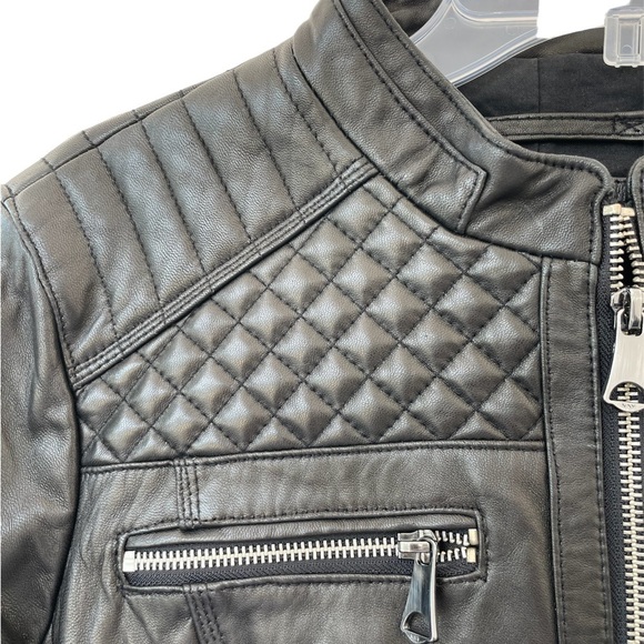 Andrew Marc New York Lamb Leather Jacket size L - Picture 3 of 15